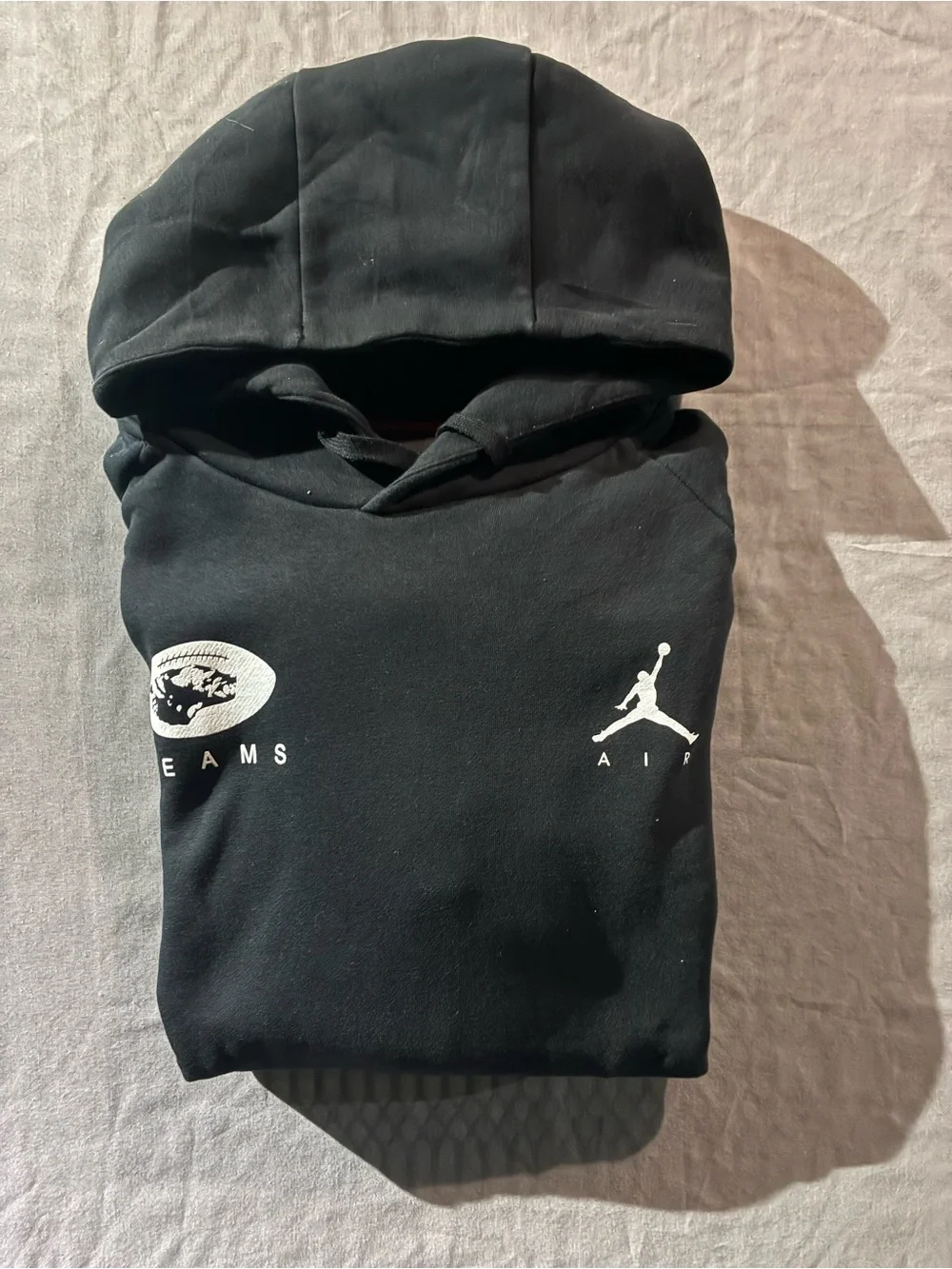 Jordan Black Zip-Up Style Hooded Sweatshirt